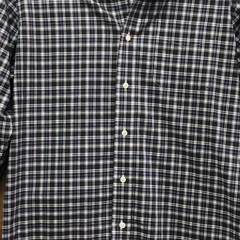 Mens Ralph Lauren size medium plaid dress shirt - Picture 4 of 8
